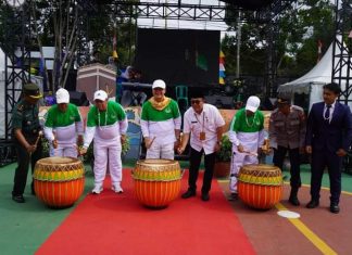 Gubernur Rohidin Membuka Cendana Fair XXII Tahun 2023, di SMA N 5 Kota Bengkulu