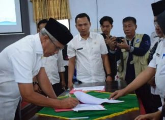 Bupati Rejang Lebong Tandatangani Perjanjian Kinerja, Cek Komitmen OPD