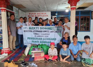 Asosiasi Asuransi Umum Indonesia Cabang Bengkulu Gelar Bakti Sosial