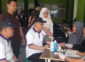 Peringati Hari Amal Bhakti (HAB) ke-78, Gelar Donor darah di Halaman Kanwil Kemenag Provinsi Bengkulu
