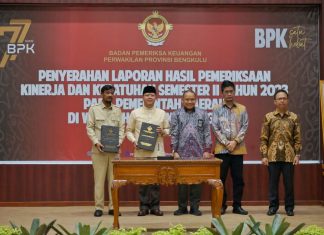 Gubernur Rohidin Instruksikan Sekda Segera Tindak Lanjuti LHP BPK