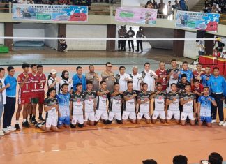 Kapolda Buka Kegiatan Turnamen Kejuaraan Liga Bola Volly Indor Antar club