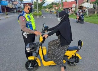 Larangan Mengendarai Sepeda Listrik di Jalan Raya