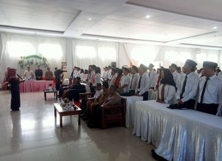 Pelantikan dan Bimtek 985 Pengawas TPS di Kota Bengkulu