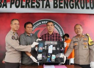 Tangkapan Polresta Bengkulu Dalam Kasus Penyalahgunaan Narkotika Salah Satunya Pil Samcodin.