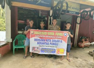 Sosialisasi Saber Pungli di Desa Penyangkak