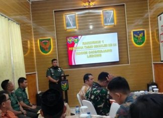 Kodim 0409 Rejang Lebong Laksanakan Program TMMD