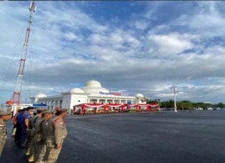 Polresta Bengkulu Gelar Apel Gabungan Personel Pengaman Pemilu 2024