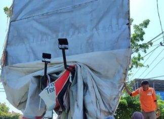 Bawaslu Kota Bengkulu Tertibkan APK Jelang Pemilu