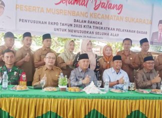 Musrenbangcam Sukaraja “Amanah yang Harus Dilaksanakan Sesuai Dengan Undang-Undang”