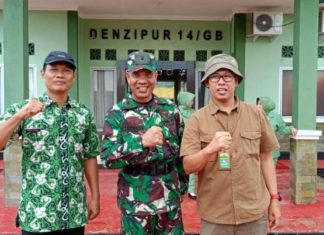 Rangkaian Kegiatan Peringatan HUT Korem 041/Gamas “Penghijauan di Komplek Denzipur 14/GB”