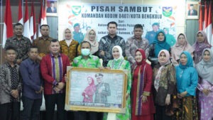 Pj Walikota Bengkulu Hadiri Acara Pisah Sambut Komandan Kodim 0407