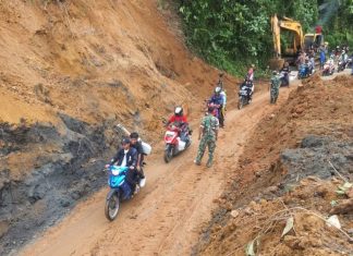 BPBD Kabupaten Rejang Lebong Himbau Warga Waspada Longsor