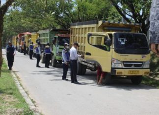 Bengkulu Terus Tertibkan Truk “Overloading”
