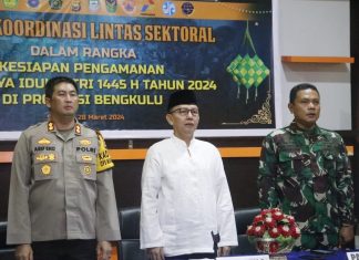 Pengamanan Hari Raya Idul Fitri 1445 H, Pemkab Seluma Gelar Rapat Koordinasi Lintas Sektoral