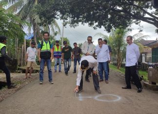 Penandaan Titik Nol Pembangunan Ruas Jalan Desa Talang Durian-Pondok Uden