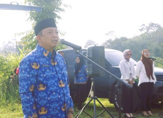 Pemkab Seluma Apel Pagi Bersama Sekaligus Halal Bihalal Di Pasar Sembayat
