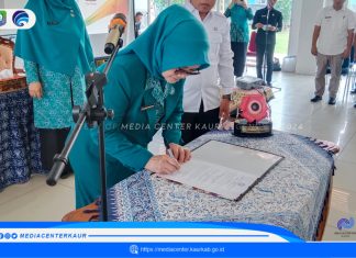 Ketua TP PKK Kabupaten Kaur Lantik Enam Ketua Tim TP PKK Kecamatan