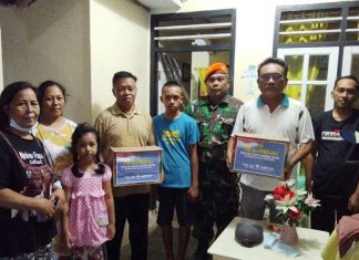 TNI AU Kirimkan Bantuan Logistik Bencana Erupsi Gunung Ruang