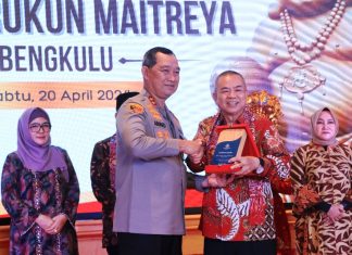 Kapolda Bengkulu dan Gubernur Hadiri Peresmian Tempat Ibadah Umat Buddha