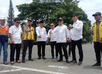 Bupati Kepahiang Lakukan Titik Nol Dua Ruas Jalan di Kabupaten Kepahiang