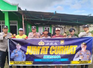Gelar “Jumat Curhat” Polsek Sindang Dataran Tingkatkan Kemitraan dengan Masyarakat