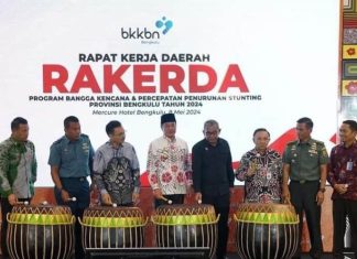 Ketua TPPS Bengkulu Selatan Ikuti Rakorda Percepatan Penurunan Stunting