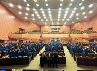 Jimly Asshiddiqie Sambut Ratusan Mahasiswa Universitas Budi Luhur & Universitas Pancasila