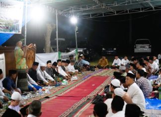 Bupati Gusnan Mulyadi Safari Ramadhan di Masjid Ashabul Jannah