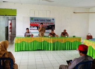 Asisten 1 Pemda Bengkulu Selatan Isran Kasiri Hadiri Rapat Lintas Sektoral