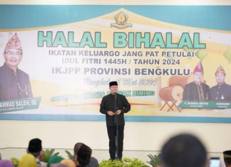 Halal Bihalal Ikatan Jang Pat Petulai, Gubernur Rohidin: Suku Rejang Terbesar di Provinsi Bengkulu