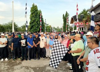 Peringati 75 tahun Kabupaten Bengkulu Selatan, Wabup H. Rifa’i Lepas Ratusan Peserta Lomba