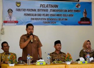 Pemda BS Gelar Pelatihan Perizinan bagi Pelaku UMKM Gula Aren