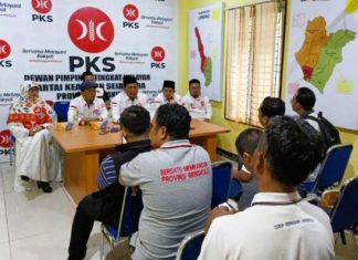 DPW Partai PKS Buka Pendaftaran Cagub dan Cawagub Bengkulu 2024