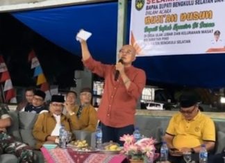 Bupati Bengkulu Selatan Minta Program Buji’an Dusun Berlanjut