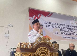 Pemkab Bengkulu Selatan Sosialisasi Peningkatan Agen Kewaspadaan Dini