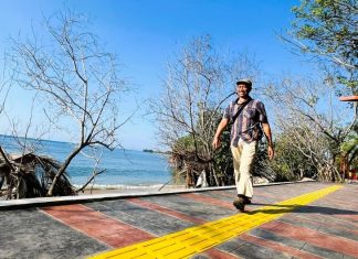 Penataan Kawasan Pantai Gelora Sumbawa Capai 80 Persen