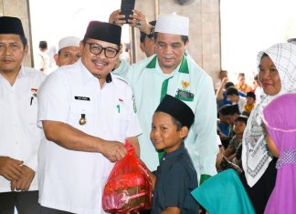 Momen Tahun Baru Islam, Pj Walikota Bahagiakan 1000 Anak Yatim