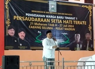 Bupati Seluma Hadiri Pengesahan Warga Baru PSHT