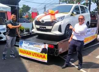 Sambut HUT Ke-70 Agung Concern, Agung Toyota Bengkulu Gelar Jalan Santai Berhadiah Mobil