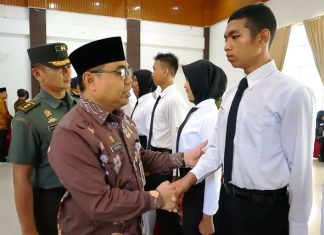 58 Peserta Paskibraka Ikuti Diklat Tingkat Provinsi Bengkulu