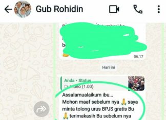 Dari Pesan WhatsApp ke Aksi Nyata: Gubernur Rohidin Bantu Warga Aktifkan BPJS Kesehatan