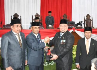 Hadiri Pelantikan Anggota DPRD, Pj Walikota Harapkan Koordinasi dan Kolaborasi yang Baik