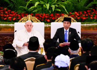 Presiden Jokowi dan Paus Fransiskus Serukan Toleransi dan Perdamaian