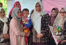 Peringati HUT Dharma Wanita ke-25, DWP Kota Bengkulu Salurkan Bantuan