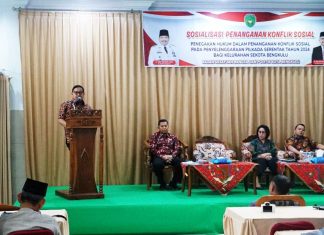 Pemkot Bengkulu Gelar Sosialisasi Penanganan Konflik Sosial