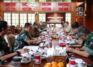 Menhan Gelar Brainstorming Bahas Kebijakan dan Strategi Pembangunan Pertahanan Negara