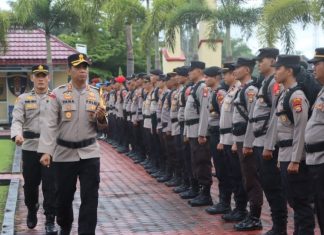 Polres Mukomuko Bengkulu Kerahkan 310 Personel Siap Amanan TPS di Pilkada 2024