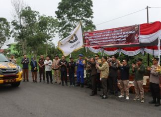Kapolres Kepahiang Hadiri Pelepasan Logistik Pilkada