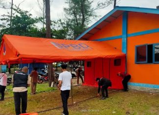 BPBD Kota Bengkulu Dirikan Posko Pantau Aktivitas Wisatawan di Pantai Panjang